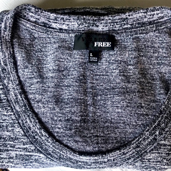 Wilfred Free long-sleeve grey marle top - Picture 1 of 4